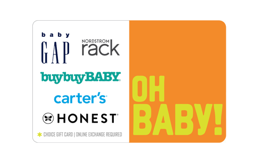Oh Baby Choice Gift Card