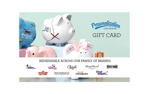 Personalization Universe Gift Card