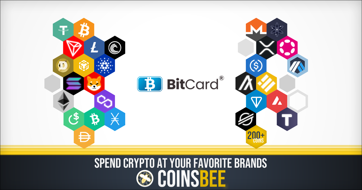 Buy BitCard Gift Cards with Crypto - Coinsbee