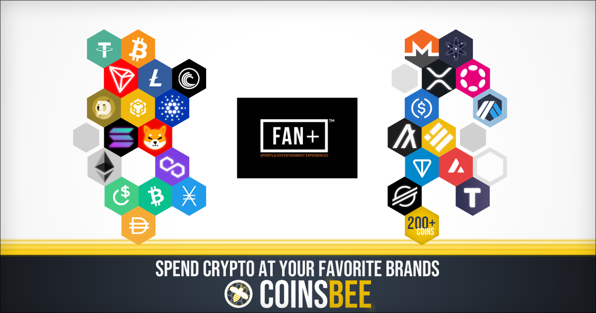 Buy FAN+ Gift Cards with Crypto - Coinsbee