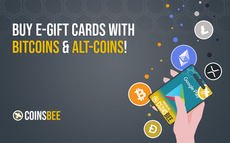 Coinsbee buy Giftcards with Bitcoins & Altcoins