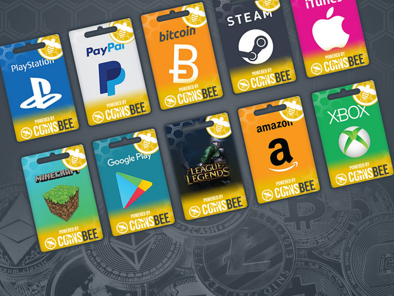 Buy Google Play Gift Cards (Credits) with Bitcoin, ETH or Crypto